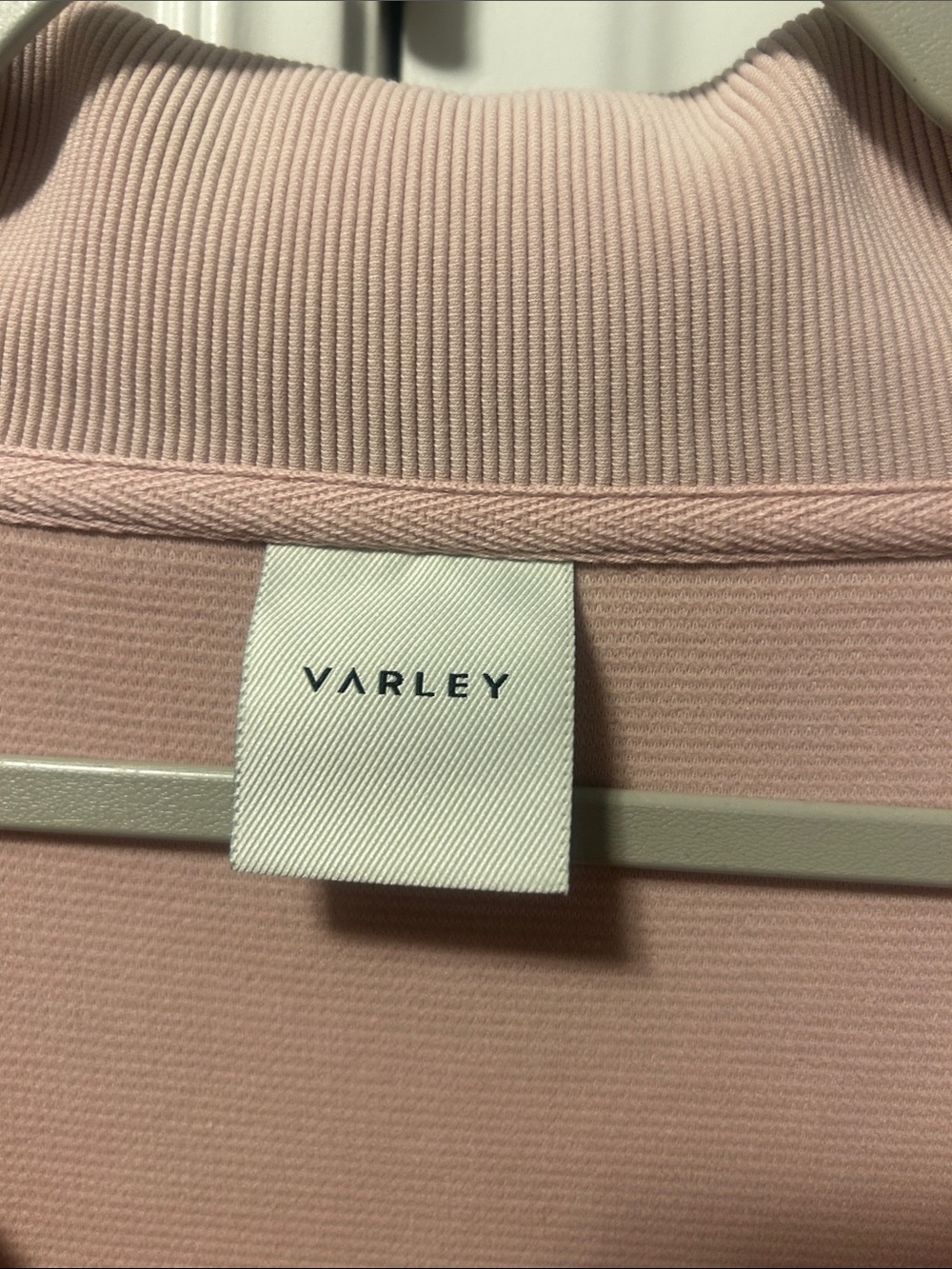 Varley Vine Half Zip Pullover in Pale Pink - Picture 2 of 5